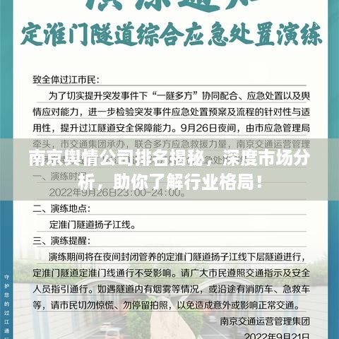 南京輿情公司排名揭秘，深度市場(chǎng)分析，助你了解行業(yè)格局！