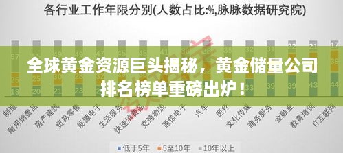 全球黃金資源巨頭揭秘，黃金儲量公司排名榜單重磅出爐！
