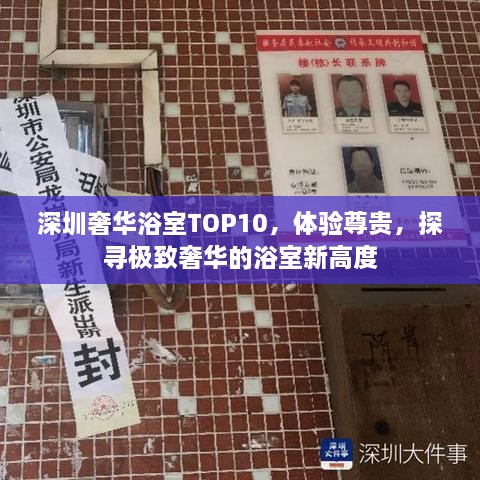 深圳奢華浴室TOP10，體驗尊貴，探尋極致奢華的浴室新高度