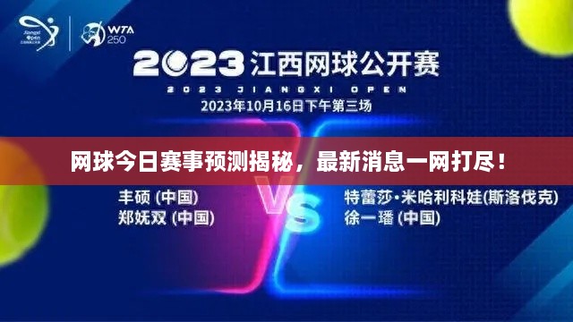 網(wǎng)球今日賽事預(yù)測(cè)揭秘，最新消息一網(wǎng)打盡！
