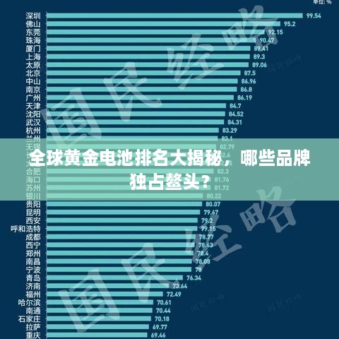 全球黃金電池排名大揭秘，哪些品牌獨占鰲頭？